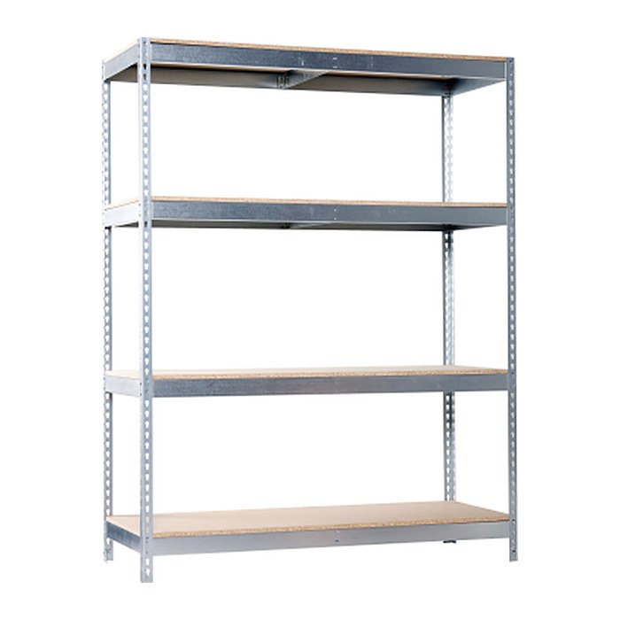 Simonrack Schwerlast-Weitspannregal SIMONFORTE CHIPBOARD 8435104925140 silber 150,0 x 45,0 x 200,0 cm