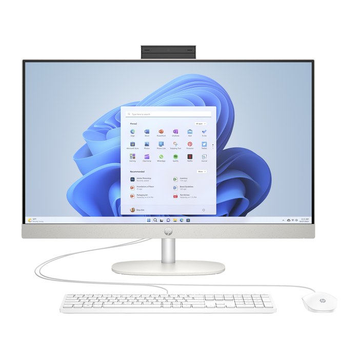 HP 27-cr0005ng All-in-One PC, 8 GB RAM, 512 GB SSD, AMD Ryzen™ 3 7320U
