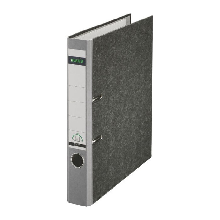 LEITZ 1050 Ordner lichtgrau marmoriert Karton 5,2 cm DIN A4, 1 St.