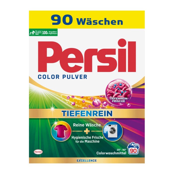 Persil COLOR PULVER TIEFENREIN Waschmittel Pulver, 5,4 kg