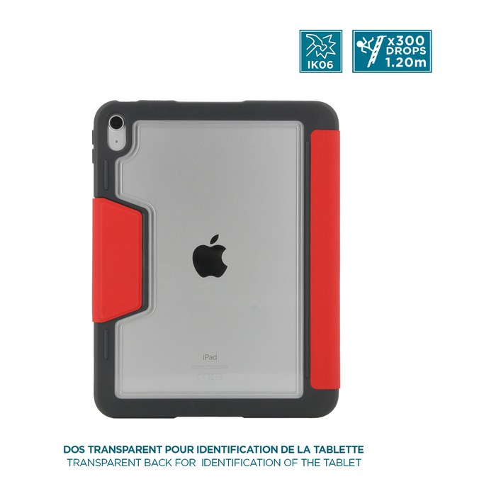 Mobilis Ultra Rugged Case iPad 11" 2025 iPad 10.9" Red