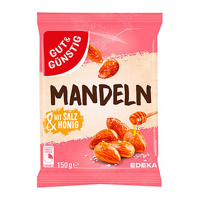 GUT&GÜNSTIG Mandeln salz & honig 150,0 g, 1 St.