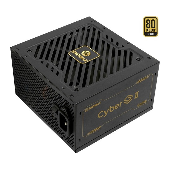 Enermax Power Supply 650W CyberG II 80+ Gold Black non-mod