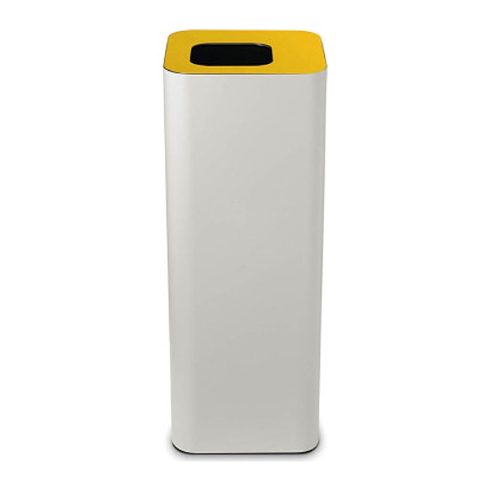 TKG Pure Mülleimer 60,0 l weiß, gelb, 1 St.