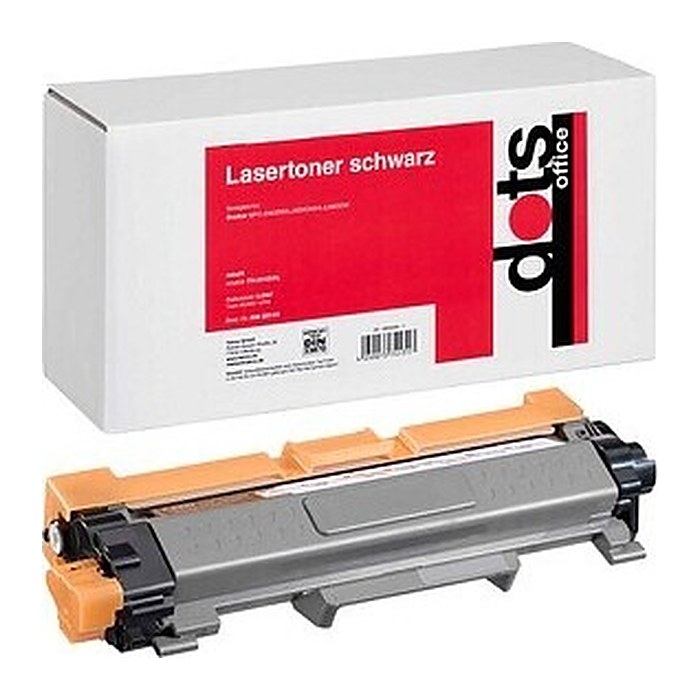 dots schwarz Toner kompatibel zu brother TN-2510XXL