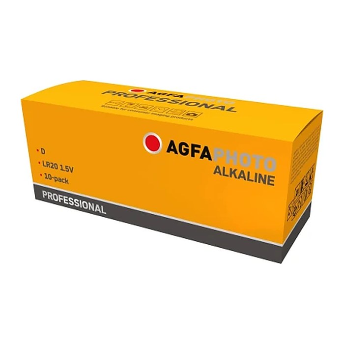 AgfaPhoto Batterie Alkaline Professional -D Mono 10St.