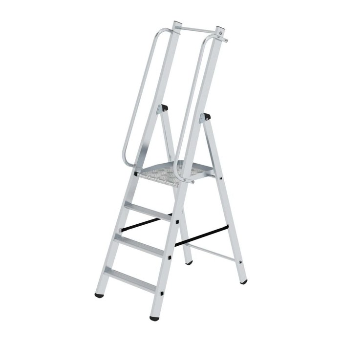 MUNK Podestleiter 51094 silber 4 Stufen, H: 194,0 cm