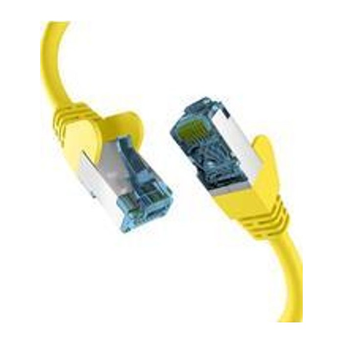 EFB RJ45 Patchkabel mit Cat7 Rohkabel 20.00m gelb