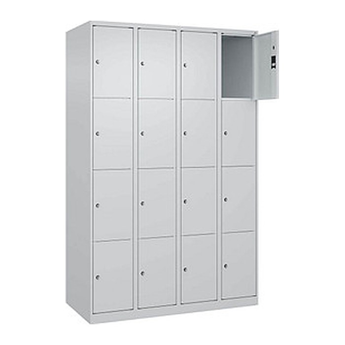 CP Schließfachschrank Classic Plus lichtgrau 080000-404 S10008, 16 Schließfächer 120,0 x 50,0 x 185,0 cm