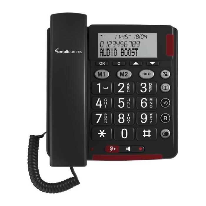 AMPLICOMMS BigTel 48 Plus Schnurgebundenes Seniorentelefon