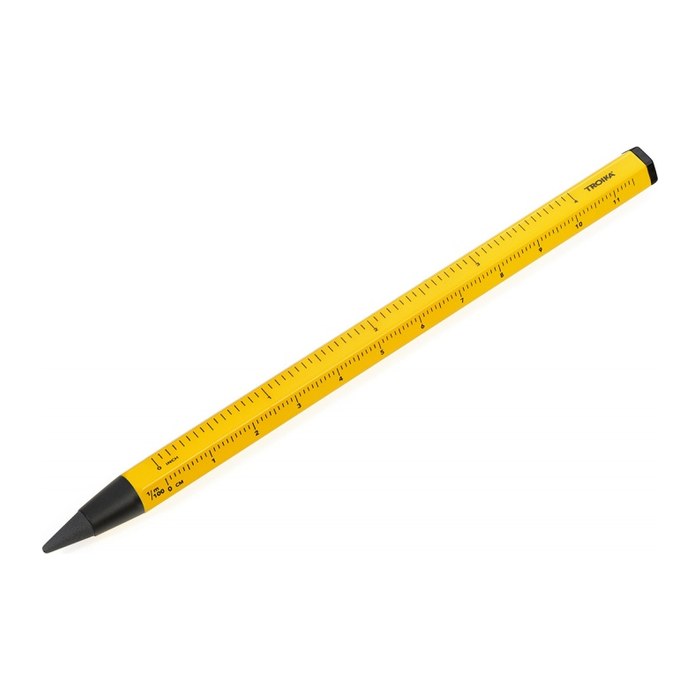 TROIKA® CONSTRUCTION ENDLESS Bleistift HB gelb, 1 St.