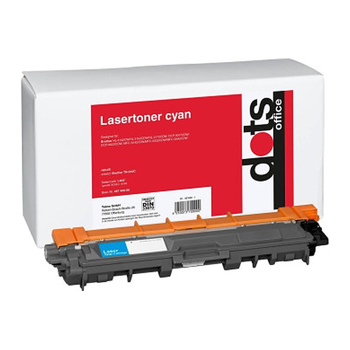 dots  cyan Toner kompatibel zu brother TN-242C
