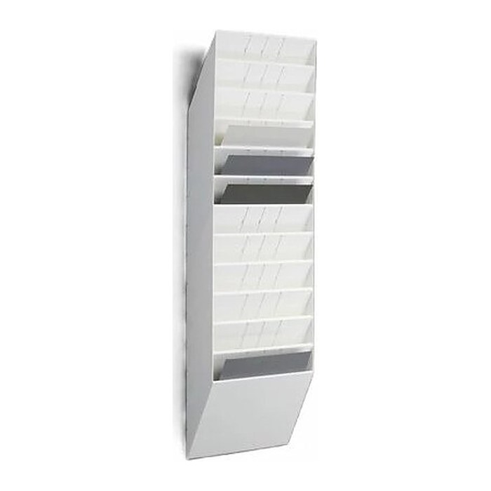 DURABLE Wandprospekthalter FLEXIBOXX weiß DIN A4 35,0 x 9,5 x 114,0 cm, 1 St.