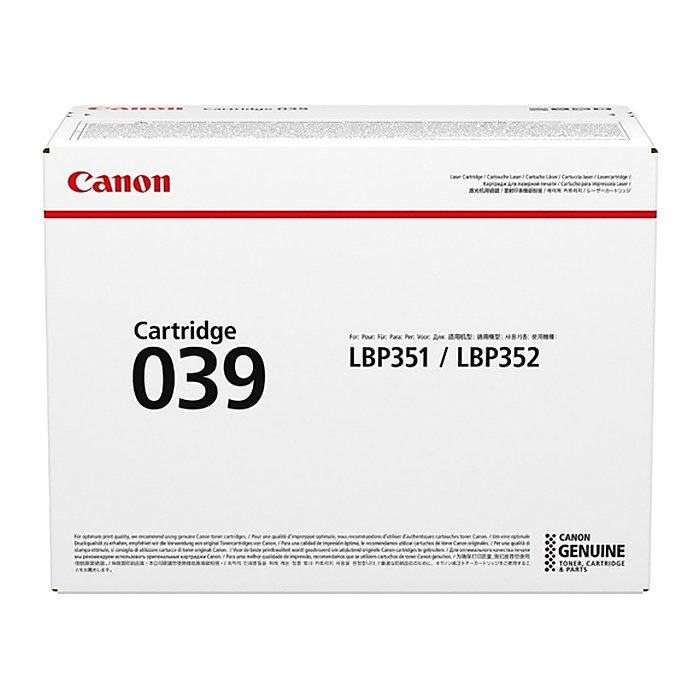 Canon 039 BK  schwarz Toner