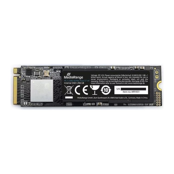 MediaRange M.2 (2280) SSD PCIe 3.1 x4 256GB NVMe intern