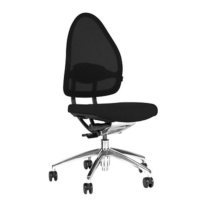 Topstar Bürostuhl Open Base, J490AS10 Stoff schwarz, Gestell alu