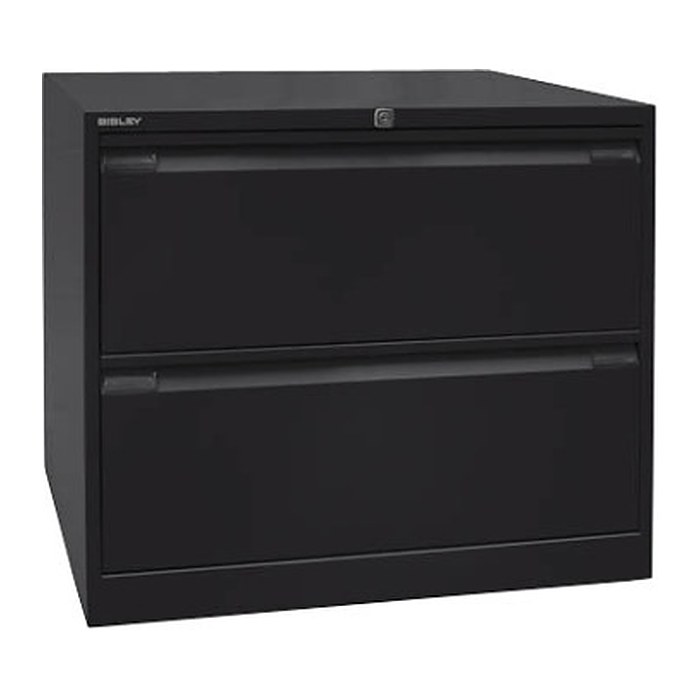 BISLEY Hängeregistraturschrank schwarz 2 Schubladen 80,0 x 62,2 x 71,1 cm, 1 St.