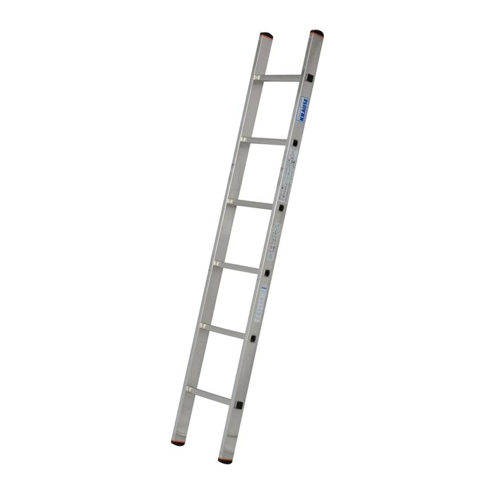 KRAUSE Anlegeleiter MONTO Sibilo silber 6 Sprossen, H: 190,0 cm