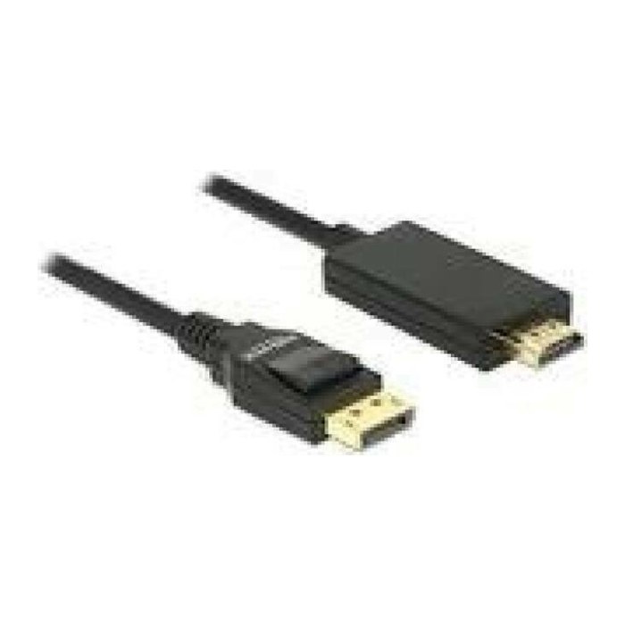 DELOCK Displayport Kabel DP -> HDMI St/St 4K 2.00m schwarz