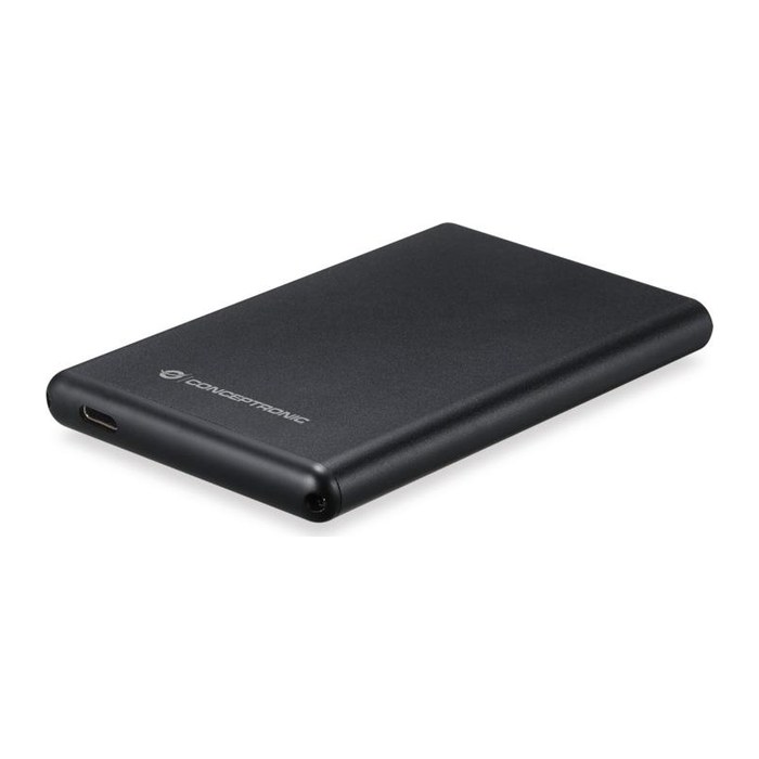CONCEPTRONIC SSD Gehäuse 2.5"SATA HDD/SSD USB-C3.2 6Gbs sw