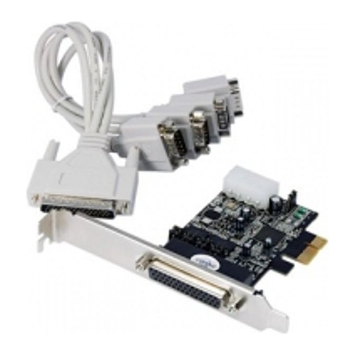 Longshine Controller PCIe 4x Seriell powered (RS232C) bulk