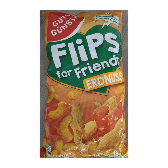 GUT&GÜNSTIG Erdnussflips Chips 200,0 g, 1 St.