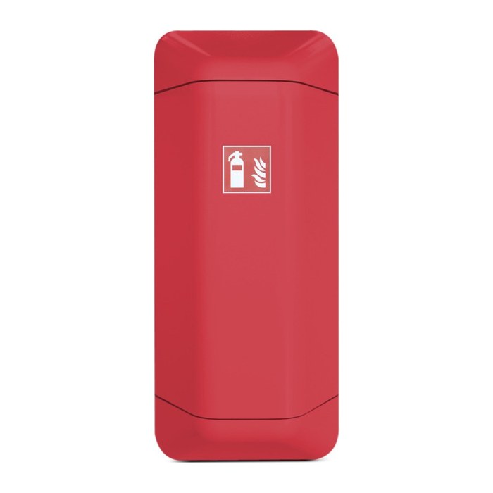 EICHNER Feuerlöscherschrank rot 43,3 cm x 22,5 cm x 1,03 m