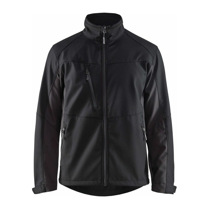 BLAKLÄDER® unisex Softshelljacke 4950 schwarz, dunkelgrau Größe M