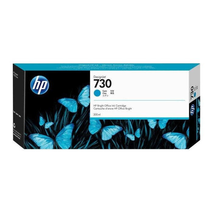 HP 730 Cyan Tintenpatrone 300ml