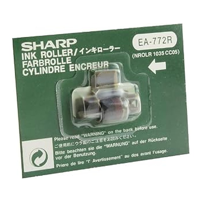 SHARP EA772R (Gruppe 745) schwarz/rot Farbrolle