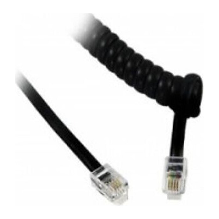 goobay RJ-10 Telefonhörerkabel 2,0 m schwarz, 1 St.