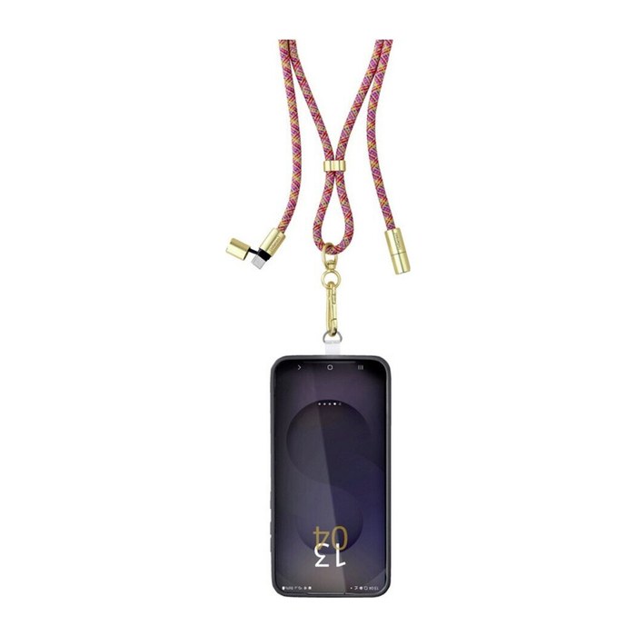 Intenso Charging Lanyard Handykette Ladekabel neon mix, Kabellänge: 1,65 m, 60 Watt