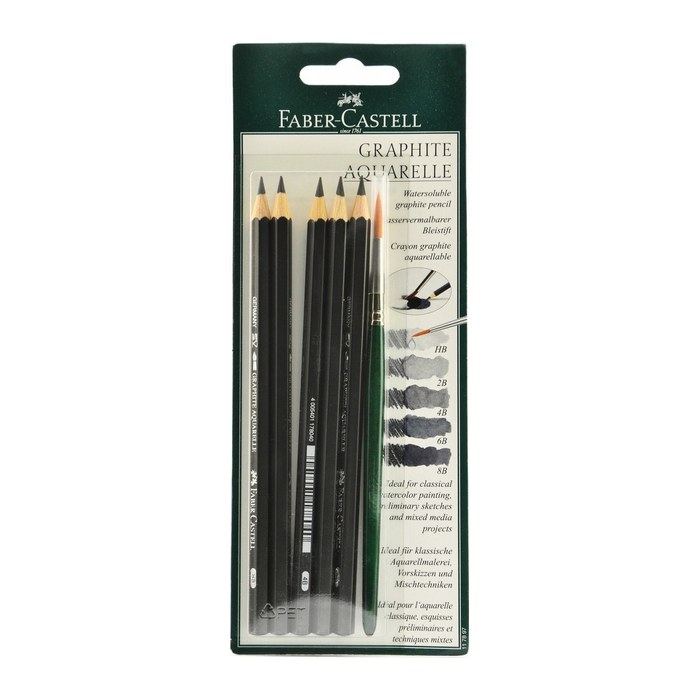FABER-CASTELL Aquarellbleistift Graphite Aquarelle BK