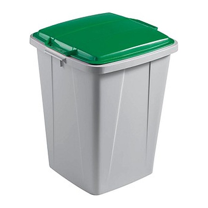 DURABLE Durabin 90 Mülleimer 90,0 l grau, grün, 1 St.