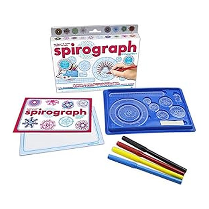 BOTI Malschablonen-Set Spirograph Starterkit farbsortiert
