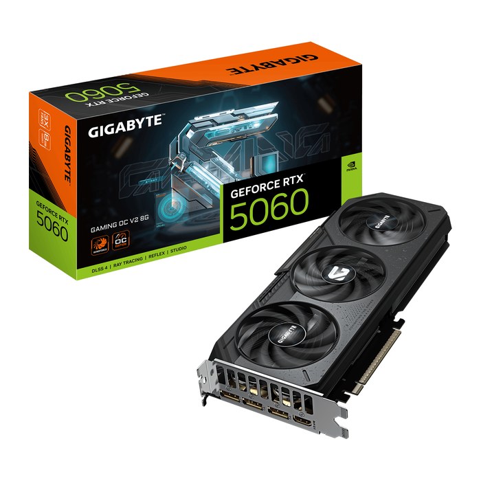 Gigabyte RTX5060 Gaming OC V2 8GB GDDR7 HDMI 3xDP