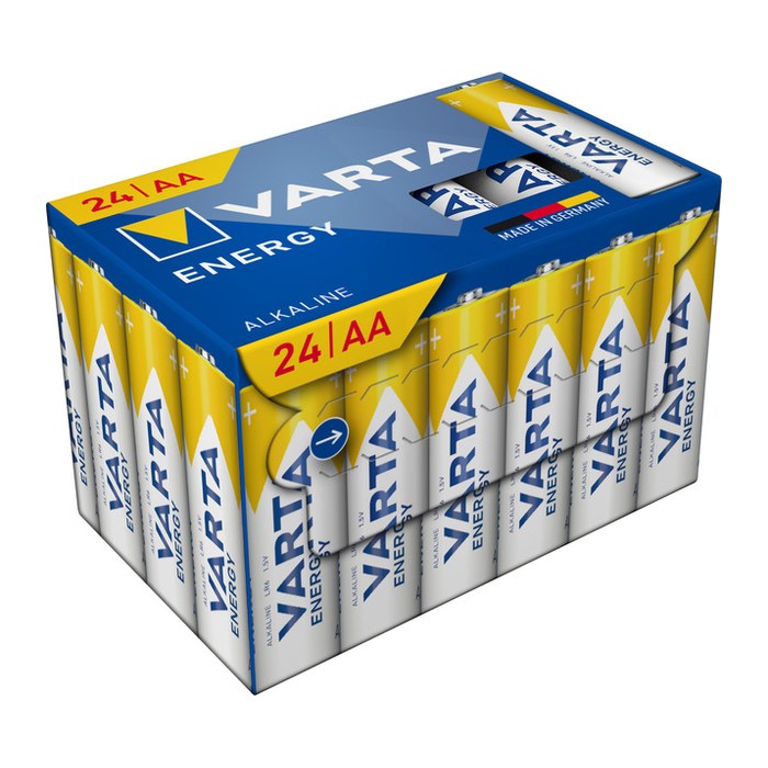 VARTA Batterien ENERGY Alkali-Mangan Mignon AA 1,5 V, 24 St.