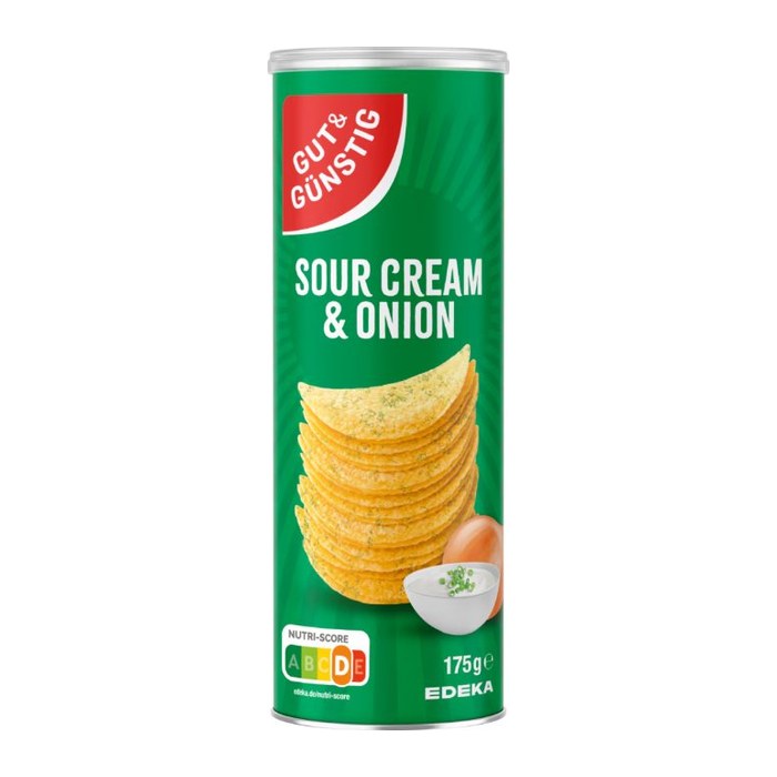 GUT&GÜNSTIG Sour Cream Chips 175,0 g, 1 St.