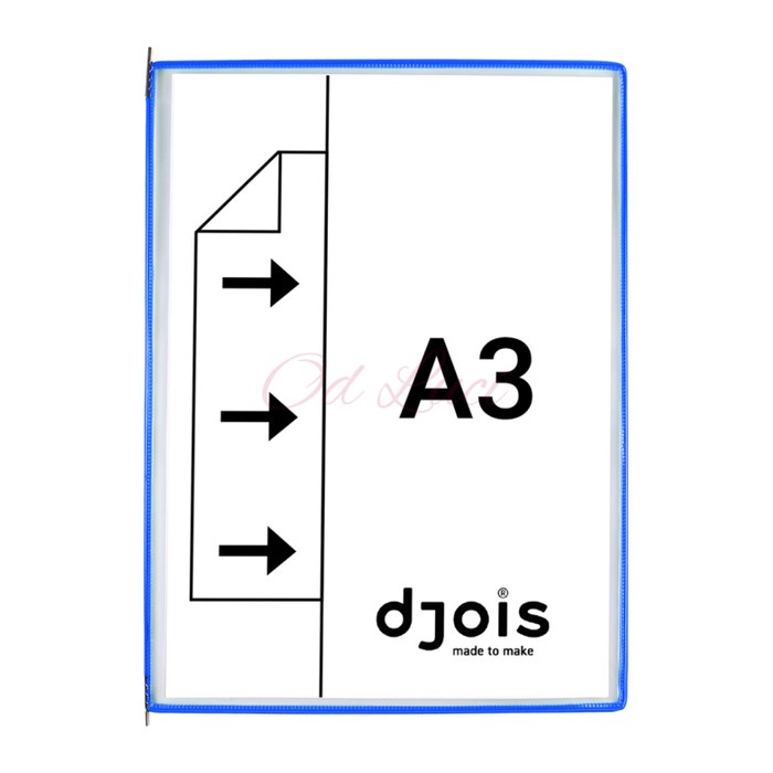 tarifold Sichttafeln DIN A3 blau, Öffnung seitlich, 20 St.