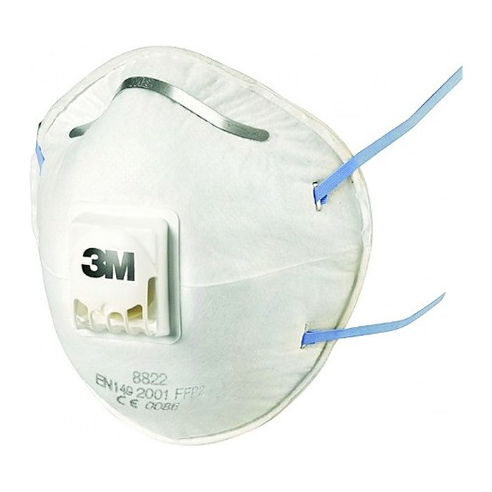 3M Atemschutzmasken Cool Flow™ 8822 FFP2 NR D DIN EN 149:2001, A1:2009, 3 St.