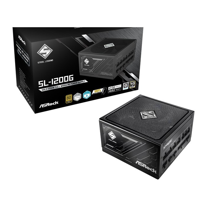 ASRock Steel Legend SL-1200G 1200W ATX 80+ Gold bla