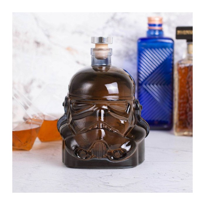 ThumbsUp! Karaffe "Stormtrooper" Glas 750ml Korken schwarz