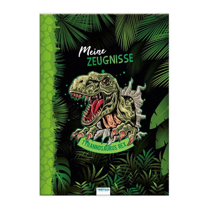 TRÖTSCH VERLAG Zeugnismappe DIN A4, 10 Hüllen Dino, 1 St.