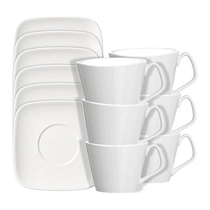 Ritzenhoff & Breker Kaffeetassen-Set Arena weiß 180,0 ml, 6 St.