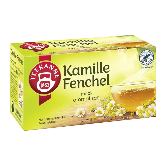 TEEKANNE Kamille-Fenchel Tee 20 Portionen