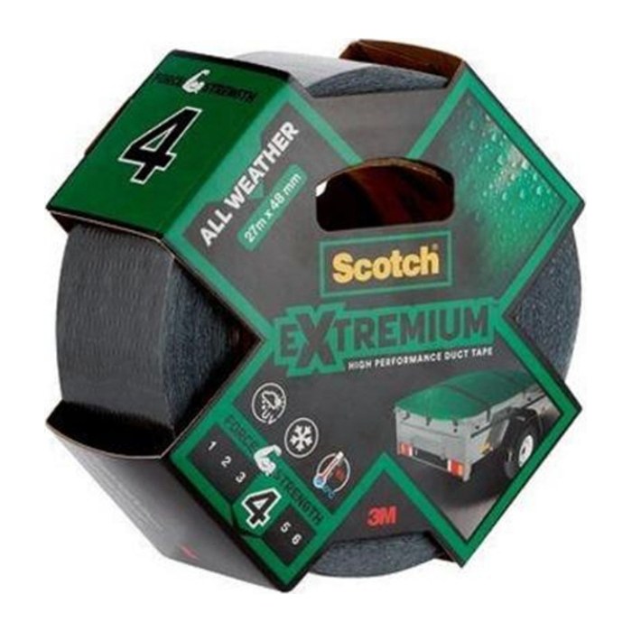 Scotch Extremium™ All Weather Gewebeband grau 48,0 mm x 27,4 m 1 Rolle