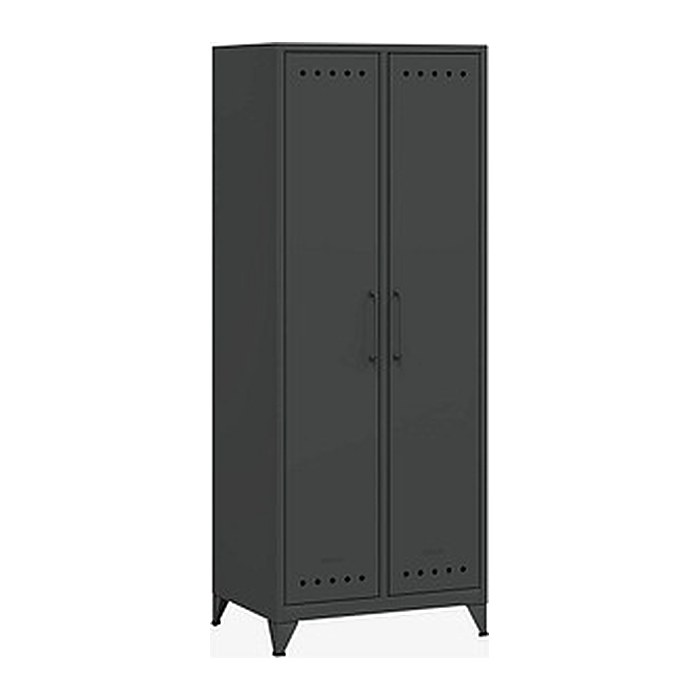 BISLEY Stahlschrank Fern Maxi FERMAX634 anthrazitgrau 1 Fachboden 70,0 x 51,0 x 180,0 cm, aufgebaut, 1 St.