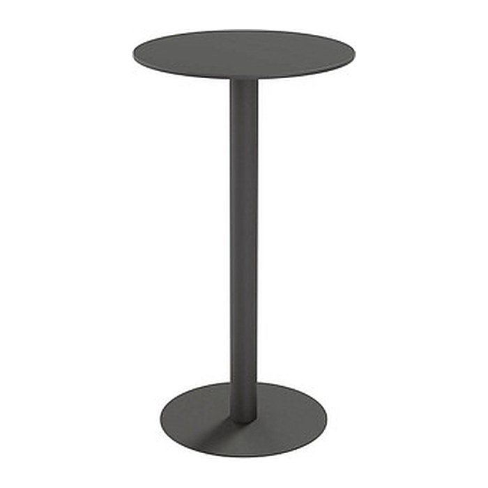 meet powered by PAPERFLOW CROSS Stehtisch rund HPL-Platte schwarz 60,0 x 60,0 x 110,0 cm, 1 St.