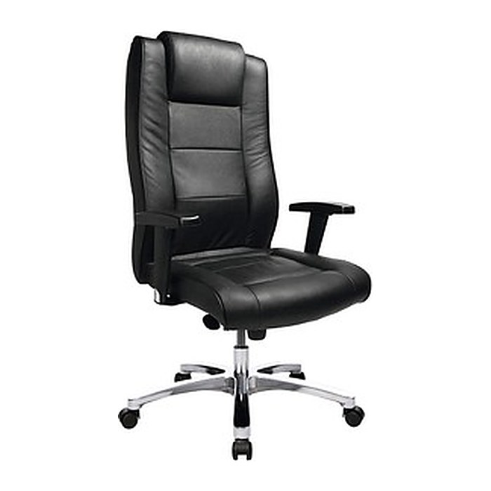 Topstar Chefsessel Chairman® 10, NS29T A80 Leder schwarz, Gestell chrom