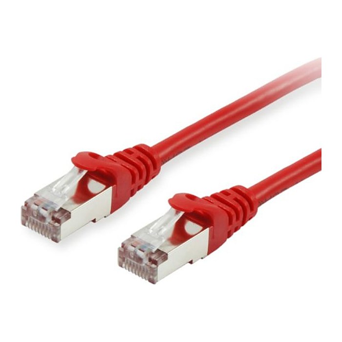 Equip Patchkabel Cat6A S/FTP 2xRJ45 0.15m rot LSZH Polybeutel